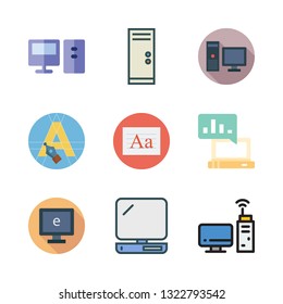 blogger vector icon set