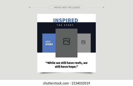 Bloggers Social Media Post design. A good template for advertising on social media. Perfect for social media posts, background, and web banner internet ads.