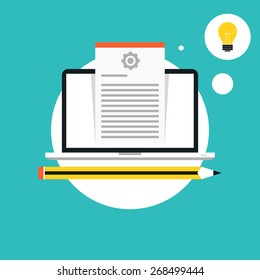 Blogging concept