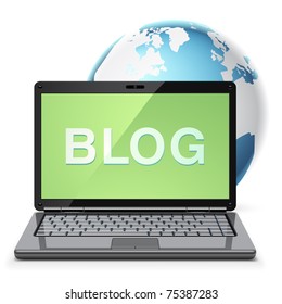 Blogging concept