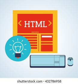 Blogging design. social media icon. Isolated illustration , vector