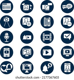 Hobby de blogs, ilustración, vector sobre un fondo blanco.