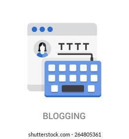 Blogging Icon.