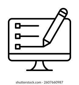 Blogging Icon Element for Design