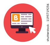 Blogging icon set