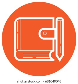 blogging internet icon color