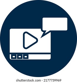 Blogging live, illustration, vector on a white background.
