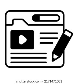 blogging Modern concepts design, vector illustration