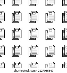 Blogging seamless pattern vector illustration.