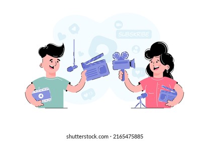Blogging or vlogging is a concept. Websites, apps, and presentations benefit from it.