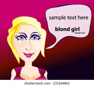 blond girl