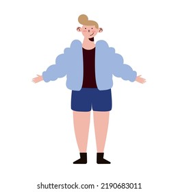 icono del personaje de avatar del hombre rubio