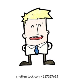 blond man cartoon