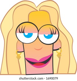 blond woman
