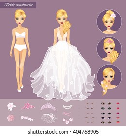 Blonde Bride Character Constructor