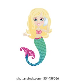 Mermaid Blonde Images Stock Photos Vectors Shutterstock
