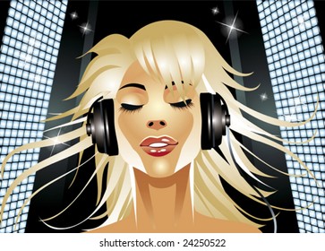 Blonde and music