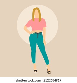 Blonde on a light brown background