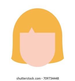 blonde woman avatar icon image 