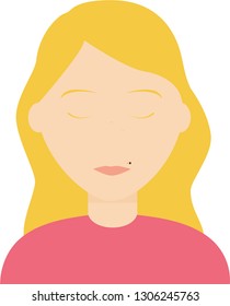 Blonde Woman Vector