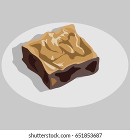 blondie cake vector cake
