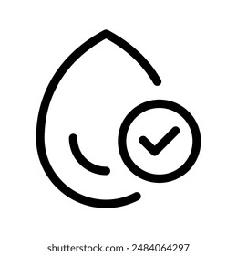 Blood Accept Icon Vector Symbol Design Illustration