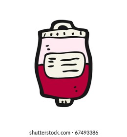 blood bag cartoon