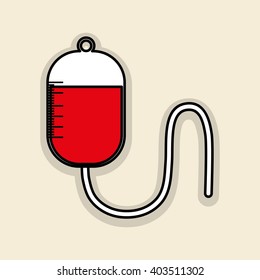 blood bag design , vector illustration, vector illustration