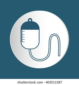 blood bag design , vector illustration