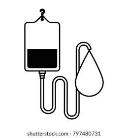 blood bag donation with drop