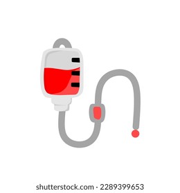 ilustración de diseño de vectores donante de bolsas de sangre adecuada para la salud, el hospital, la medicina, la invención, la plantilla, la pegatina, el símbolo