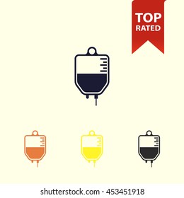 blood bag icon