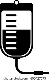 Blood bag icon