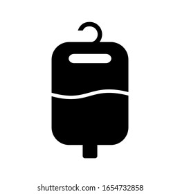 plantilla vectorial de diseño de iconos de bolsas de sangre