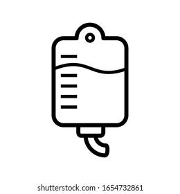 plantilla vectorial de diseño de iconos de bolsas de sangre