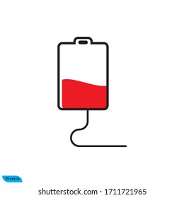 blood bag icon design vector illustration