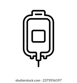 blood bag icon vector design template simple and clean