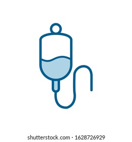 Blood bag icon vector style design template ilustrasion
