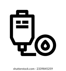 blood bag icon for your website, mobile, presentation, and logo design.
