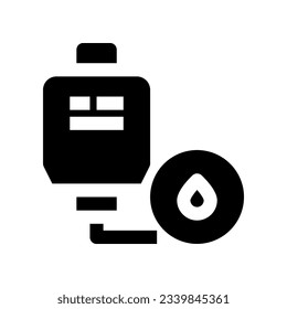 blood bag icon for your website, mobile, presentation, and logo design.