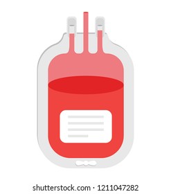 Blood Bag Intravenous Transfusion Therapy Stock Vector (Royalty Free ...