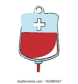 Blood bag symbol