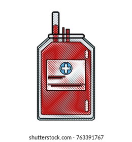 Blood bag symbol