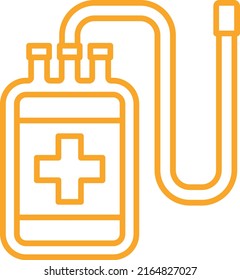 Blood Bag vector icon. Can be used for printing, mobile and web applications.
