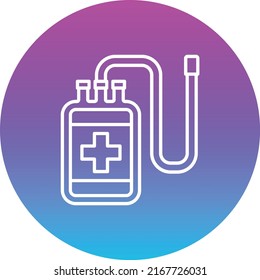Blood Bag vector icon. Can be used for printing, mobile and web applications.