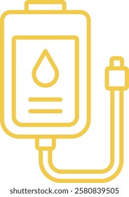 Blood Bag vector icon. Can be used for printing, mobile and web applications.