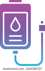 Blood Bag vector icon. Can be used for printing, mobile and web applications.
