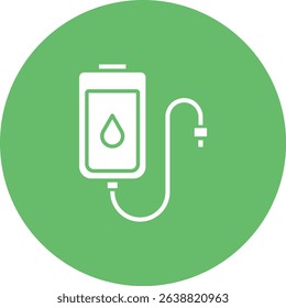 Blood Bag vector icon. Can be used for printing, mobile and web applications.