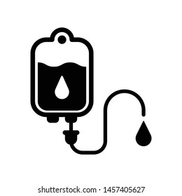 Blood Bag Vector Icon Design Template Stock Vector (Royalty Free ...