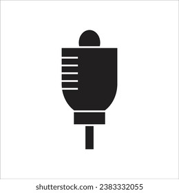 blood bag vector icon line new